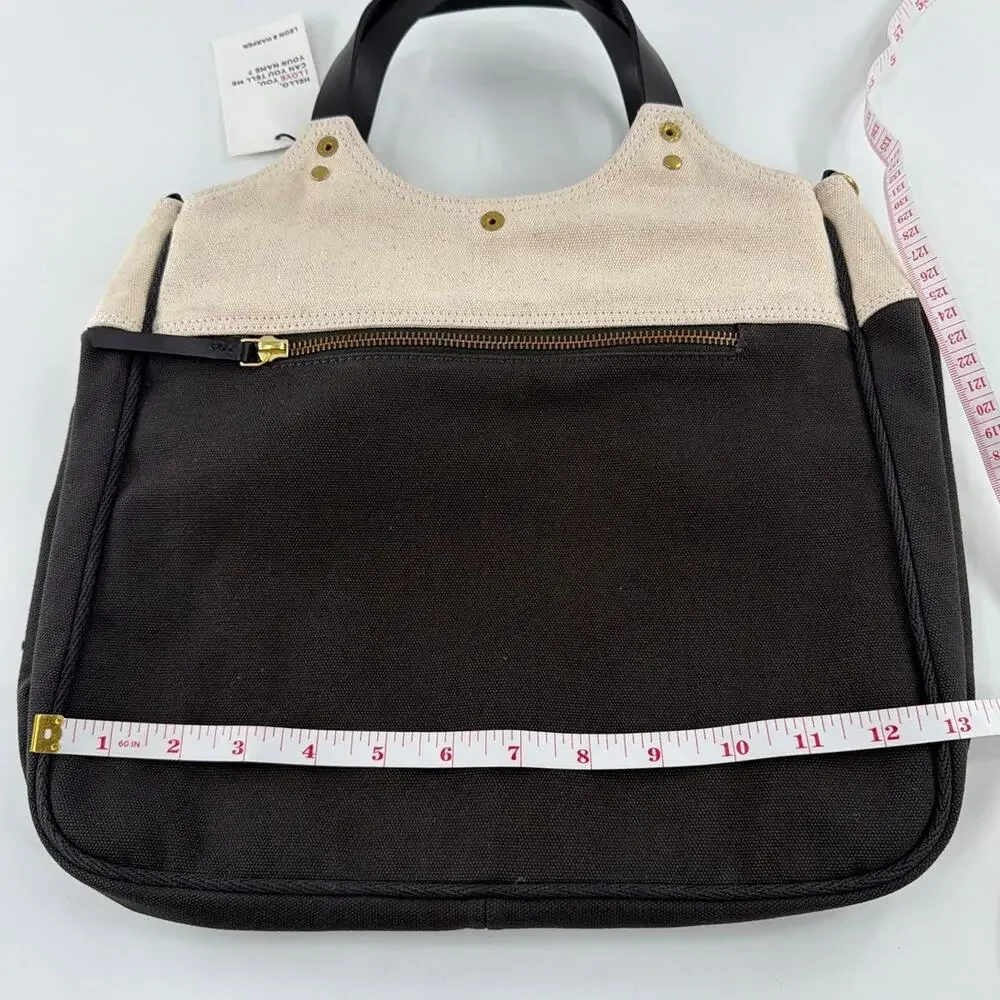 Leon & Harper Anna PLN Mini Tote Bag Carbone - Picture 10 of 11